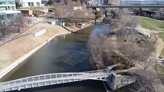 Drone Footage of Downtown Richmond and Browns Island