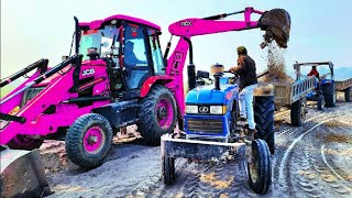 JCB 3dx Backhoe Loading Mud in JCB Miti khudai JCB Loading Mud JCB video #jcb #farming #video