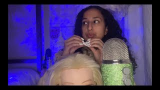 POV Sister Eats Your Lice & Scratches Scalp🥱 (Tingles) #asmr #pov #asmrmouthsounds