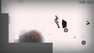 Stickman Dismount replay: 25 642 points in Big Stairs