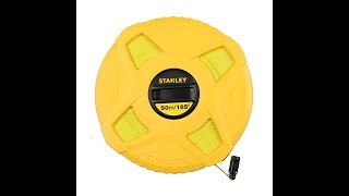 UNBOXING CINTA  DE MEDIR STANLEY DE 50M O 165´ PROFESIONAL