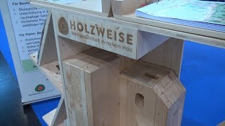 Holzweise auf der Bauen und Energie Wien 2018