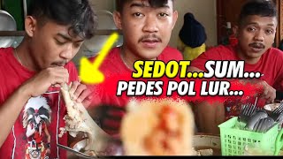 SUPER PEDAS❗️KENTONG PONGGE DAN BAGONG UJI NYALI MAKAN BAKSO MONGAH 🔥