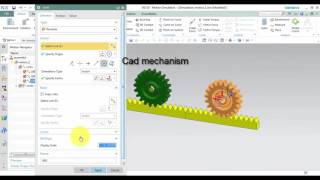 nx motion simulation how to use rack and pinion motion