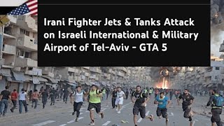 Irani Fight jets & Tank attack on Israeli International & Military Airport 😭