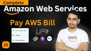 Pay AWS Bill using UPI Net Banking and Cards