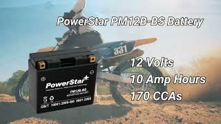 Rev Up with PowerStar PM12B-BS Battery: The Ultimate Choice for Ducati Motorcycles & More