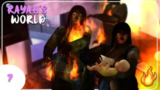 ROBBED and APARTMENT FIRE🔥|The Sims 4| Rayah’s World 🌎| Pt. 7