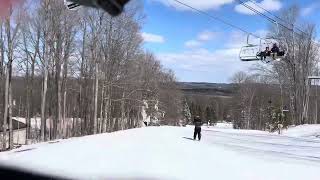 Wyatt skiing at Boyne Mountain Resort.