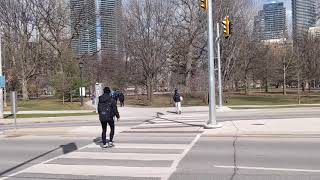 Downtown Toronto Walk: A nice day walk on Queen's Park.