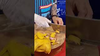 CHICKEN CUTTING #streetfood #thaistreetfood