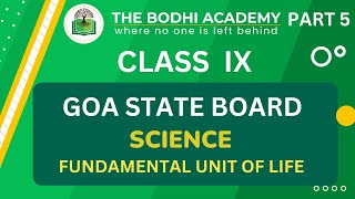 GOA BOARD || CLASS 9TH || CHAPTER 5 || FUNDAMENTAL UNITS OF LIFE || PART 5