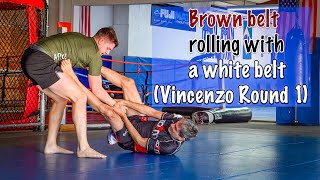 How a white belt should roll