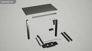 How to Install Your Electric Height Adjustable Standing Desk (43.3 x 23.6in): Step-by-Step Guide