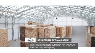 Schnittholz optimal lagern.