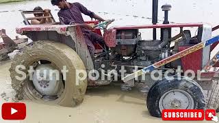 Massey Ferguson 240 is pulling up is very powerful tractor & very Best performance