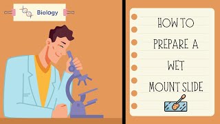 How to Prepare a Wet Mount Slide || Learning Practicals #chemistry #biology #practical #education