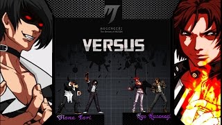 Clone Iori & Clone Kusanagi VS. Kyo Kusanagi & Iori Yagami