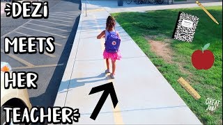 MEET THE TEACHER NIGHT | FIRST TIME IN SCHOOL