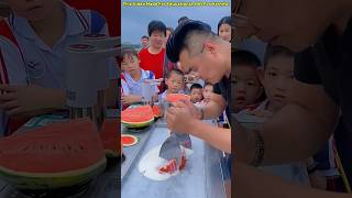 Watermalon Ice-CreamMake || Educational Shorts #facts #amazingfacts #shorts #viral #streetfood