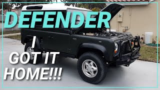 Land Rover Defender 90 Left me Stranded Pt.2 I'm Home!