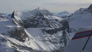 Полёт над Альпами / Flying over the Alps / Flug in den Schweizer Alpen