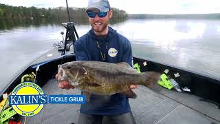 Fishing with The Kalin's Tickle Grub by Acme Tackle