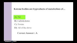 MCQs on Lipid (Part II)