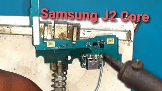 How To Samsung j2 Core Charging jack Replacement /Samsung j260G Charging Pin Change