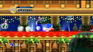 Sonic the Hedgehog 4 music - Casino Street Zone Act 1: Neon City Adrift in the Night  [Extended-15]