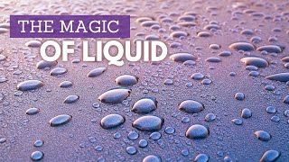 Magic of water. Slowmotion liquid. The best antistress.