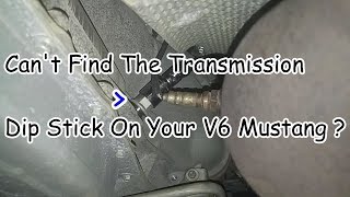 How To Replace ATF Transmission Fluid - Ford V6 Mustang