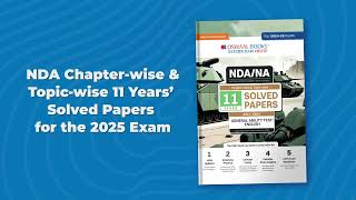 Conquer NDA Exam with Oswaal NDA 11 Years Solved Papers | NDA Previous Year Question Paper #NDA