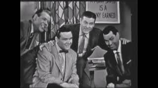 Trailer for Jack Benny TV Show 1956-03-25 Sportsmen and Rochester Sing ''Memories Are Made of These"