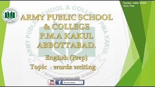 Grade Prep Week 7 English Words Writing op words