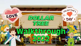 Dollar Tree Walkthrough 2022 | Valentines Day, Easter, St. Patricks Day, Mardi Gras Supplies