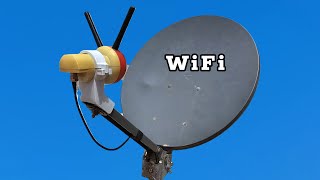 How to make an antenna for long-range Wi-Fi networks using LNB