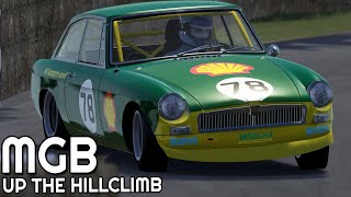 MGB up Goodwood (Fakewood) Hill Climb