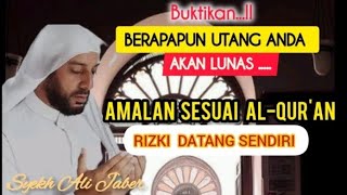 LUAR BIASA.... AMALAN BISA TUNTAS SEGALA KESULITAN - syekh Ali Jaber