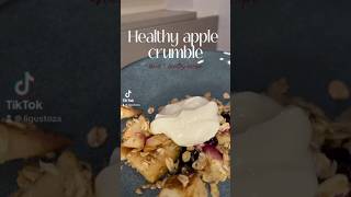 Healthy Apple Crumble