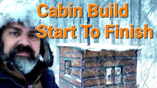 Easy and Free Off Grid Cabin Build Start To Finish