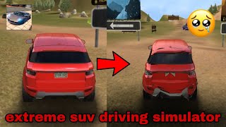 extreme suv driving simulator || range rover crashed 😭 || android gameplay