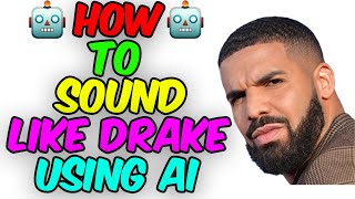 🎶 HOW TO MAKE DRAKE AI COVER 🤖SOUND LIKE DRAKE USING AI - MAKE AI DRAKE SONGS LIKE GHOSTWRITER977 🤖