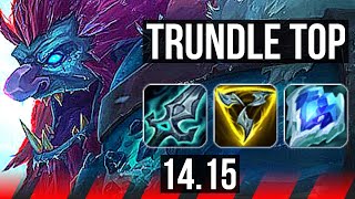 TRUNDLE vs YONE (TOP) | 700+ games, 9/4/11 | EUW Master | 14.15