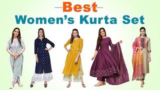 Best Women's Kurta Set In India With Price // Cotton Kurta Set // Kurta Trouser //Kurta With Dupatta