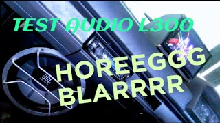 TEST AUDIO L300 HOREG #audio #audiocar #subwoofer #trending #jbl #jblaudio #l300