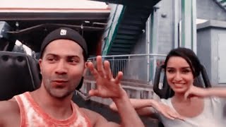 Varun Dhawan sharing a moment with Shraddha Kapoor - his latest insta story