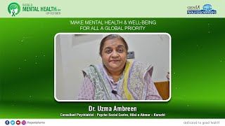 Dr. Uzma Ambreen | World Mental Health Day 2022!