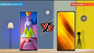 Samsung galaxy M51 vs POCO X3|| FULL COMPARISON|| wich one is best!