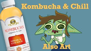 Art: Drawing Sidon and Sippin Kombucha